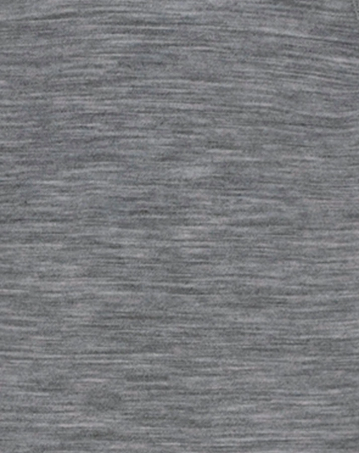 Kurzarm-Body BOLA mit Wolle in grau melange