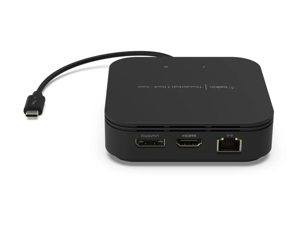 Belkin Thunderbolt 3 Dock Core - Dockingstation - Thunderbolt 3 - HDMI, DP - 1GbE