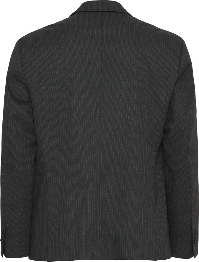 Casual Friday CFBRUCE pinstriped relaxed blazer Dark grey melange
