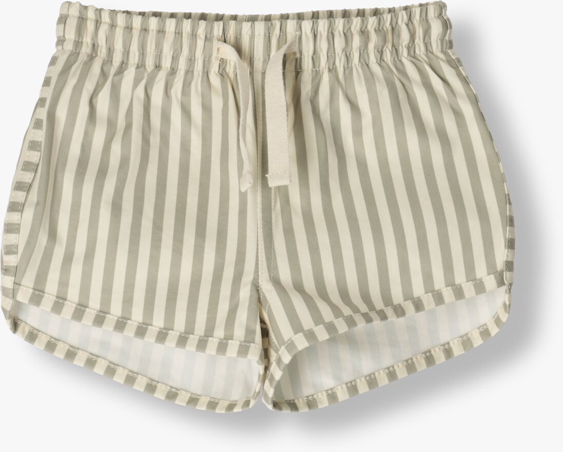 QUINCY MAE beige quincy mae  boys swim short ash stripe