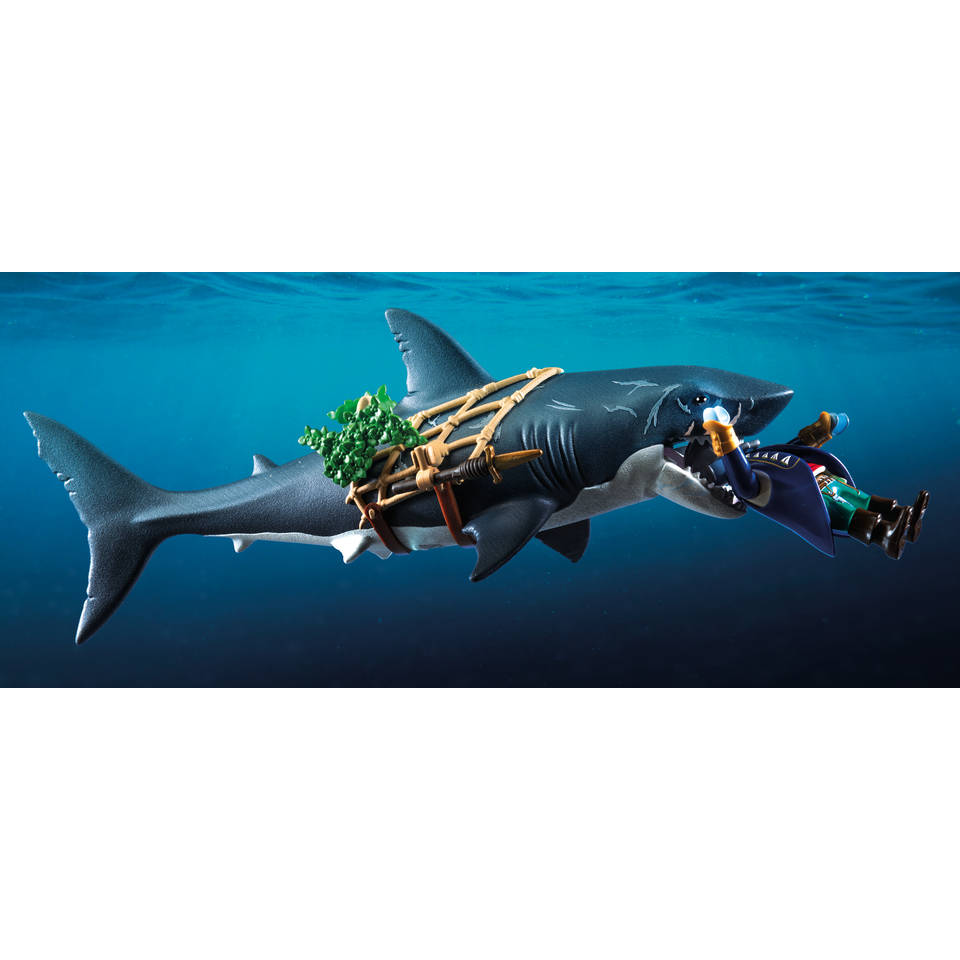 PLAYMOBIL Pirates reuzenhaai met piraat 71793