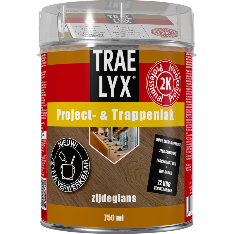 Trae Lyx projectlak & trappenlak 750ml zijdeglans