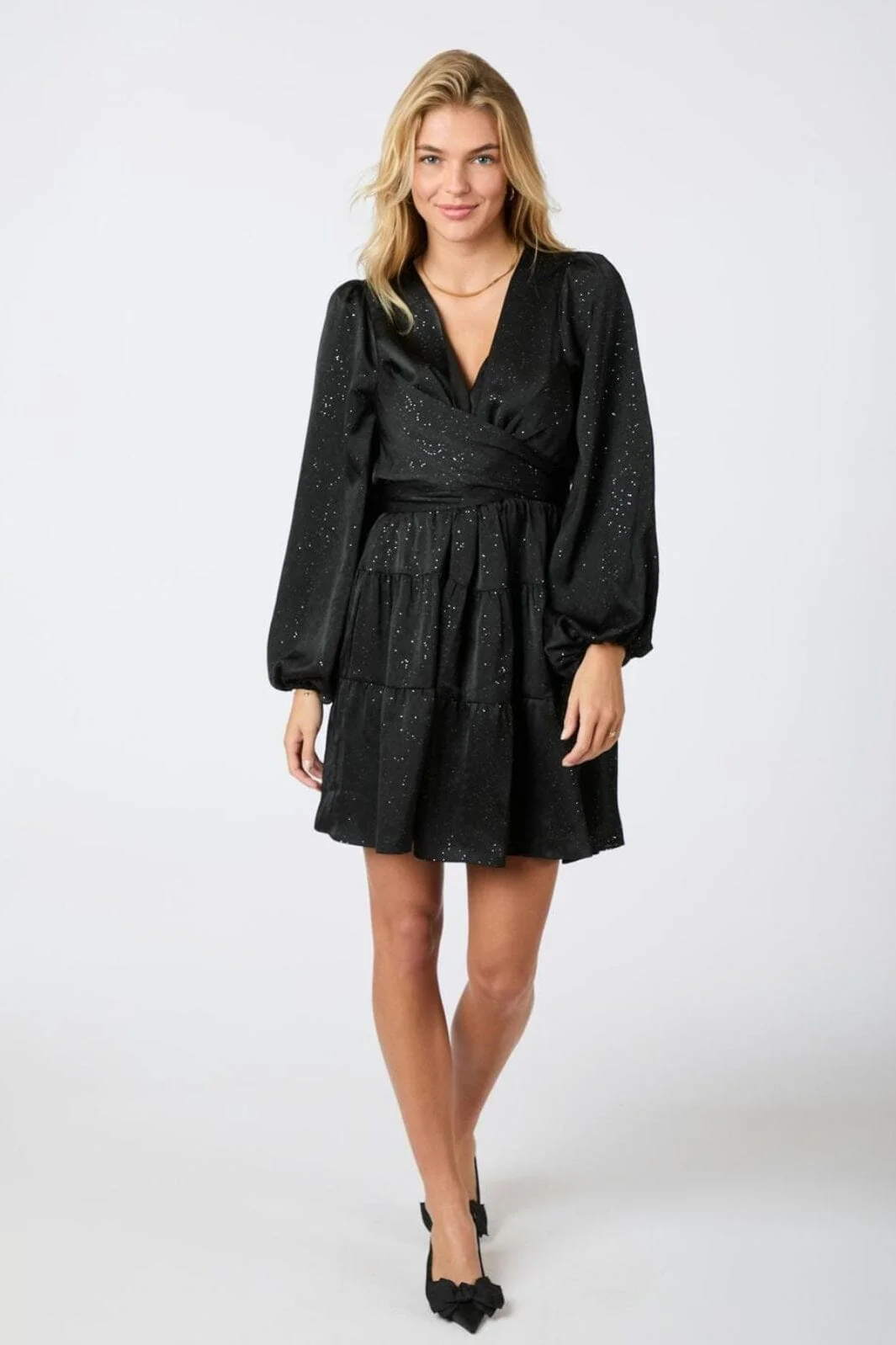 Neo Noir Vivina Glitter Dress