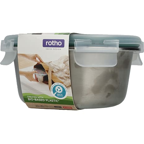 Rotho Nala madopbevaring rund - stål (900ml)