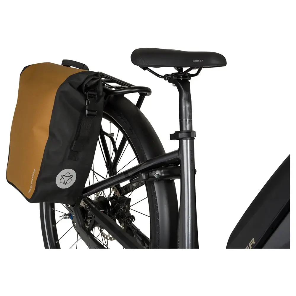 AGU Clean Single Shelter Click'nGo Medium 17L Fietstas Bruin