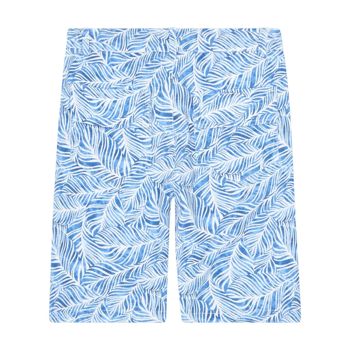 Zhoe & Tobiah Bermuda Feuilles | Bleu indigo