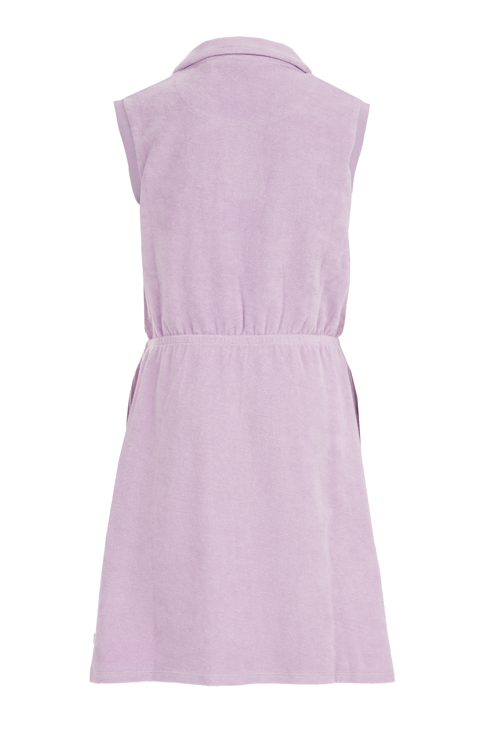 Meisjes jurk van badstof WE Fashion Lila
