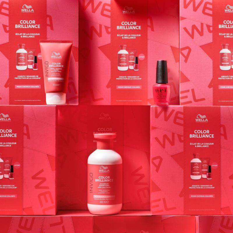 Coffret pour cheveux colorés fins à moyens Invigo Color Brilliance Wella