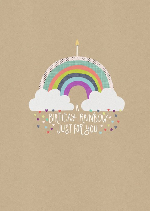 Greetz | Verjaardagskaart | Regenboog | Neutraal