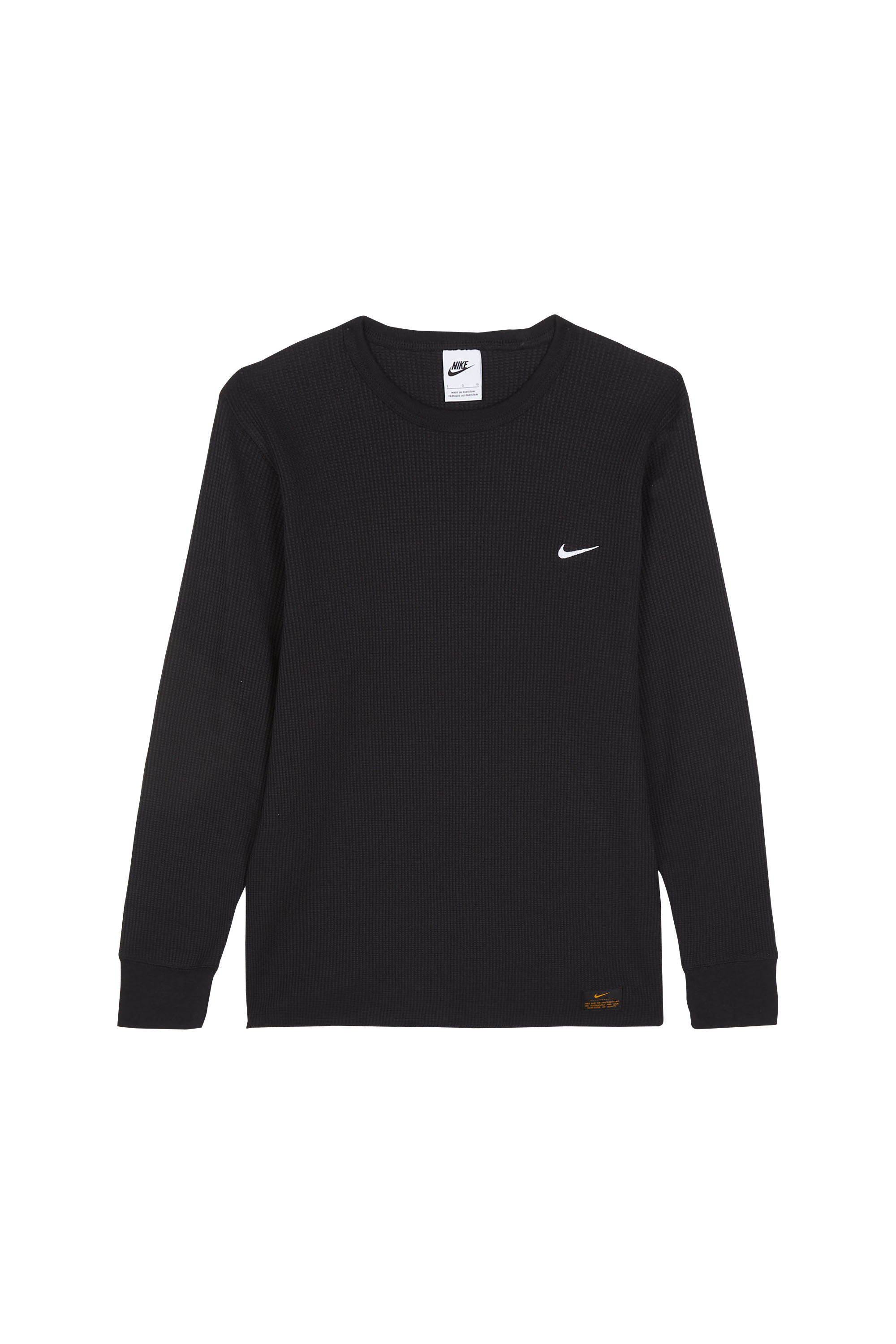 NIKE Pull WAFFLE LS Noir