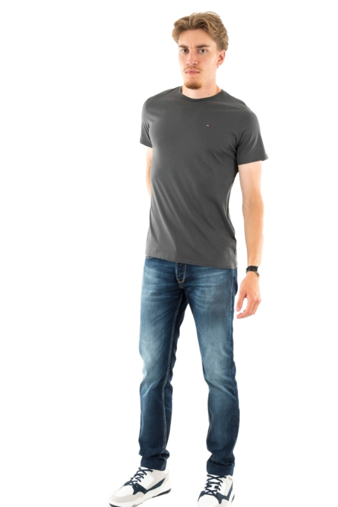 Tee shirt tommy jeans dm0dm04411 pub new charcoal