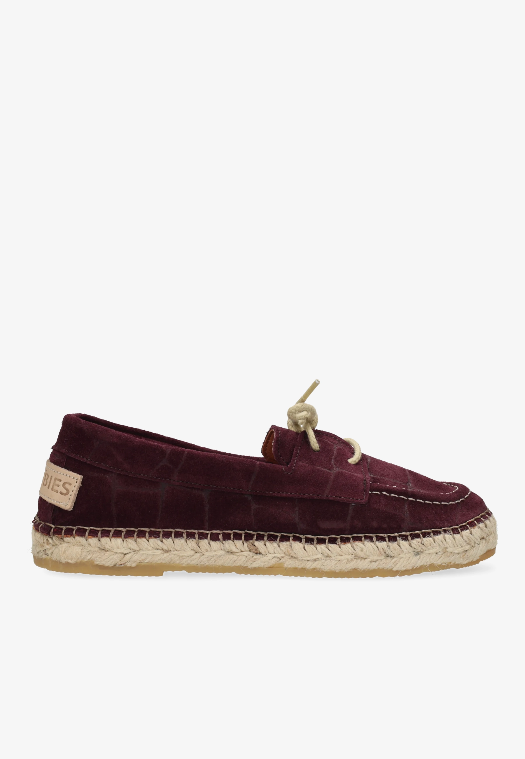 ELCHE CRUISE ESPADRILLE Suede Bordeaux Red