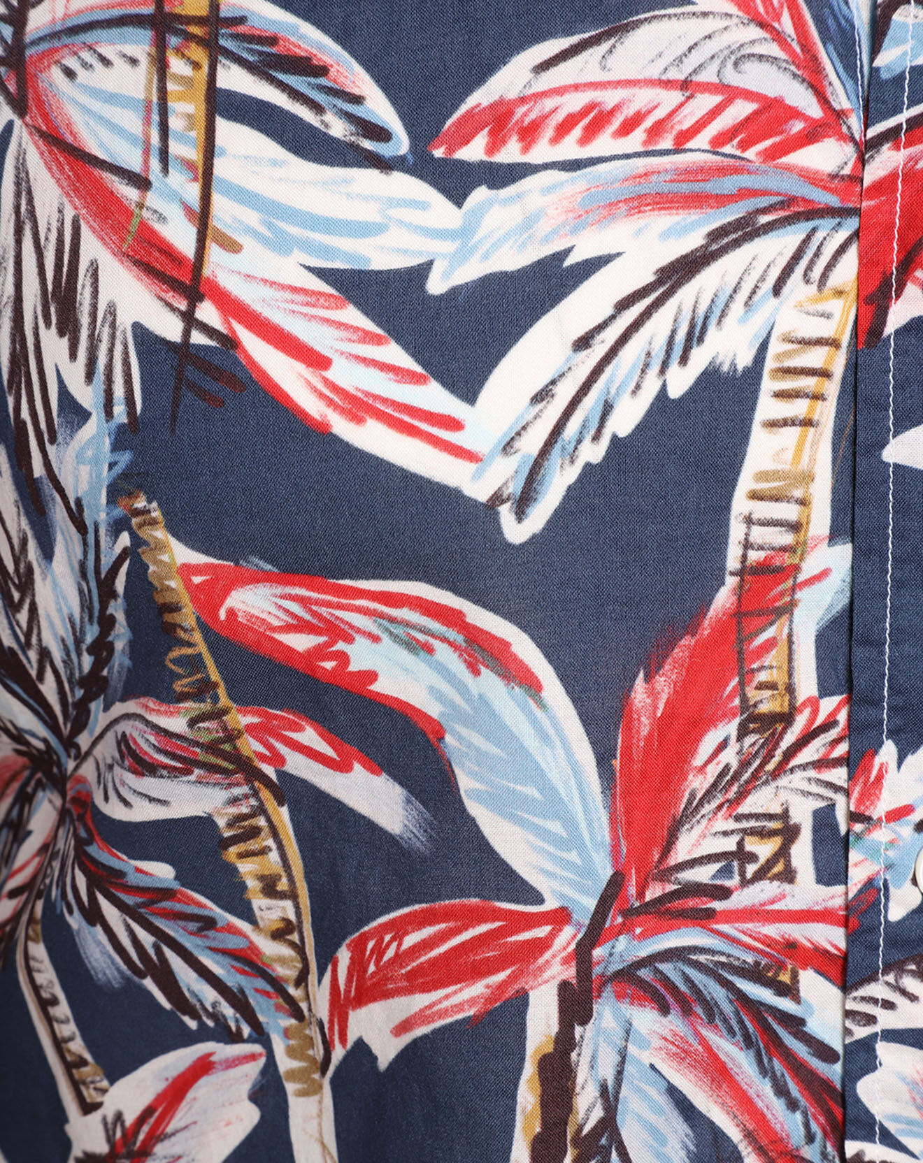 Hartford Chemise Regular Fit Paul imprimée marine/multicolore