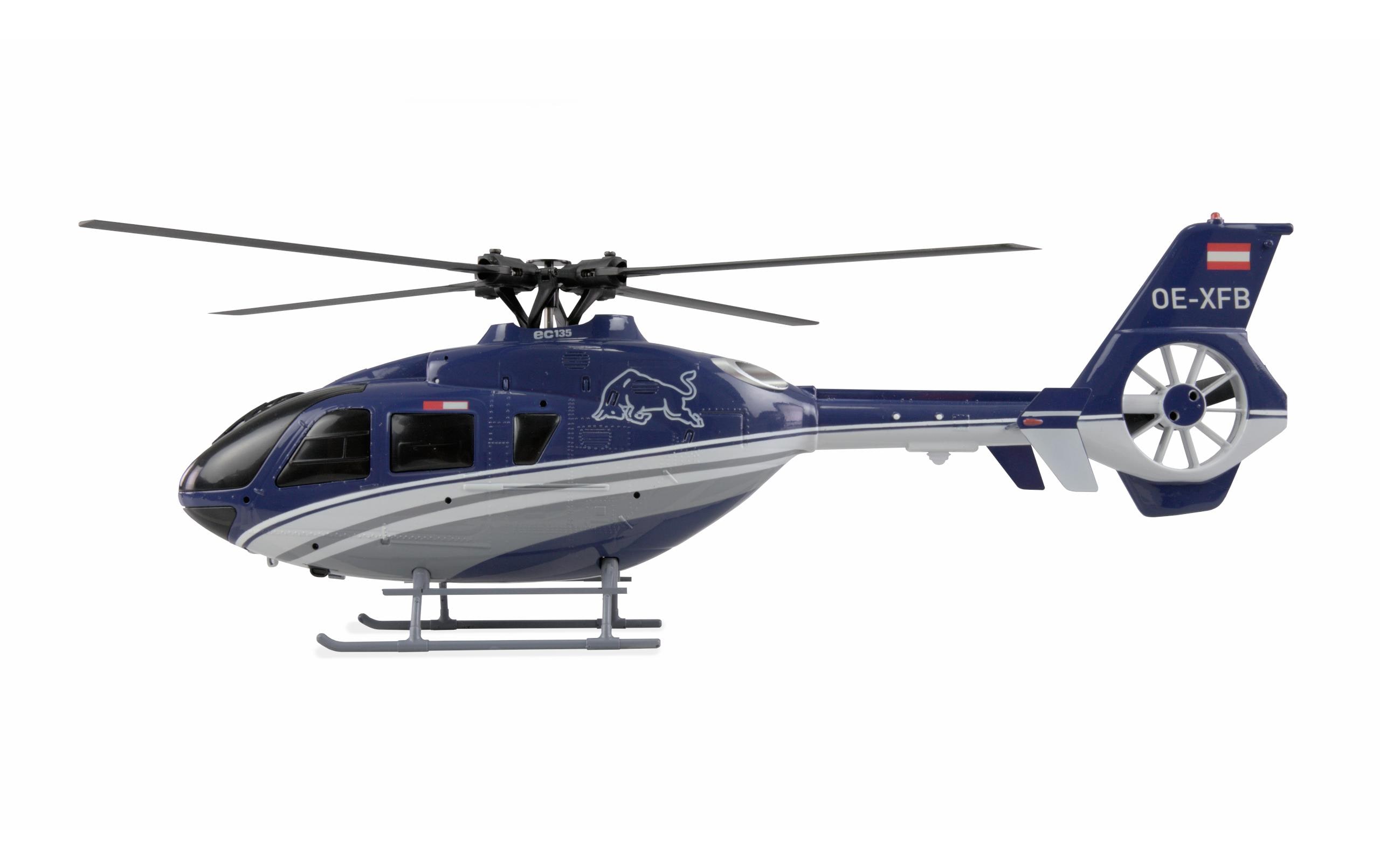 Helikopter EC135 Pro the Flying Bulls Brushless CP RTF<br>Pitch-gesteuerter Scale Heli mit 6G Gyro