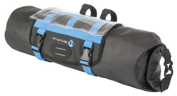 Sacoche de Guidon M Wave Rough Ride Front 10L Noir / Bleu
