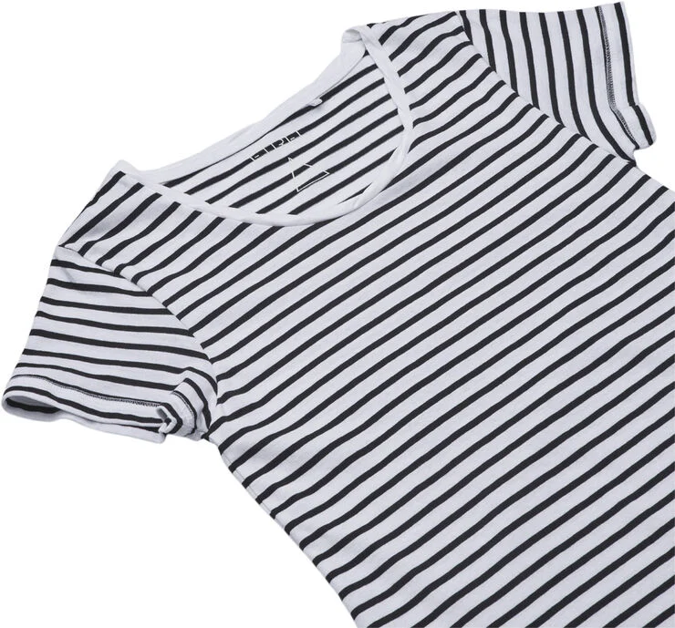 Etirel Nautic Stripe T-Shirt Hvid