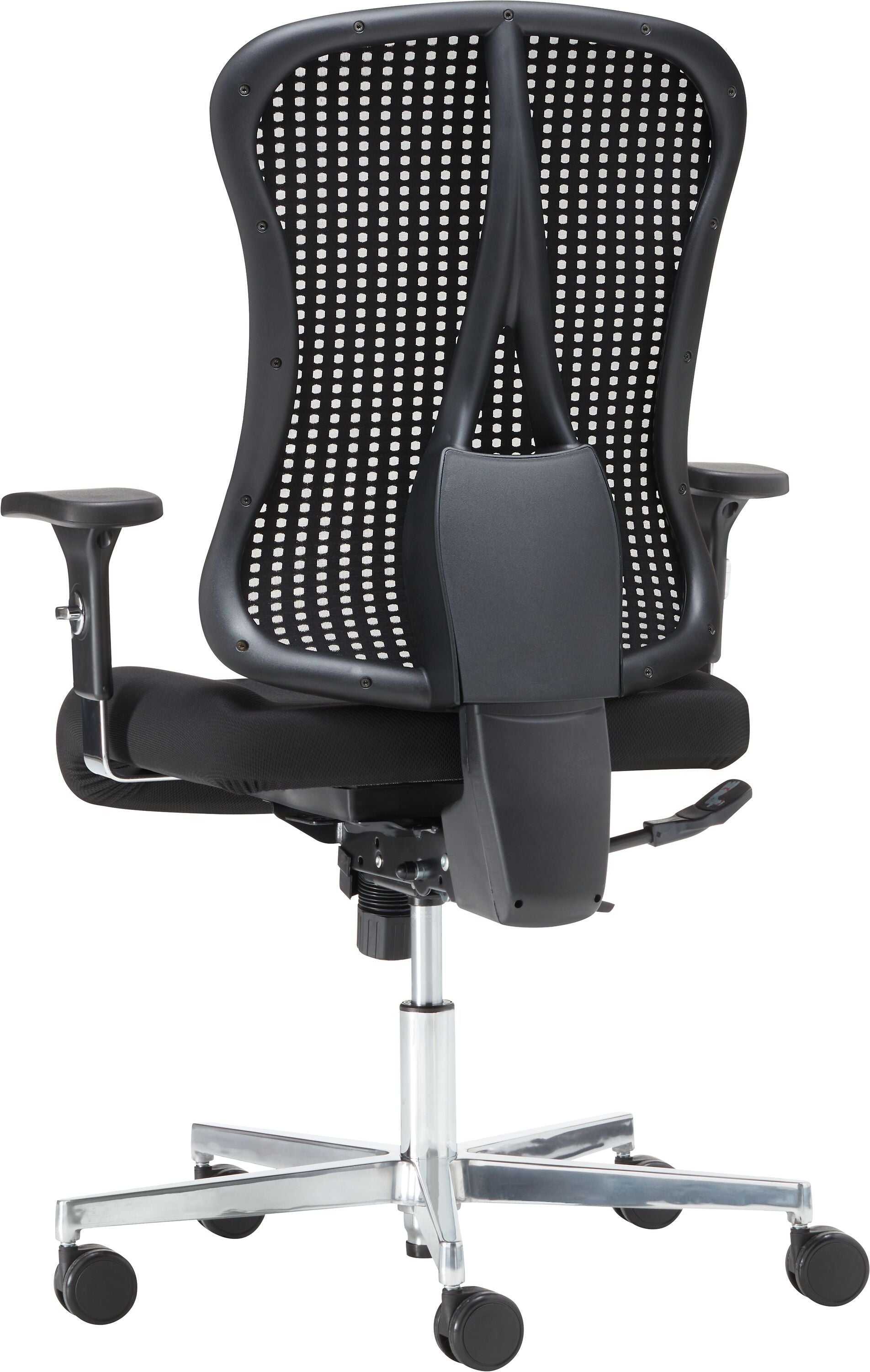 CLEVER Bürostuhl - Schwarz / B: 68.0 cm x T: 68.0 cm x H: 98.0 cm