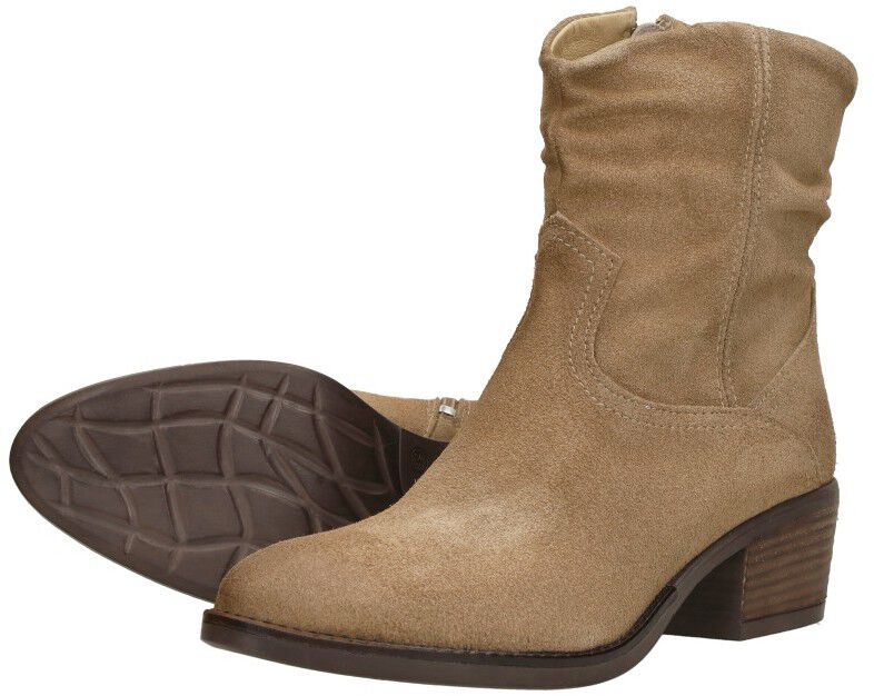Aqa Enkellaarsjes Hak beige
