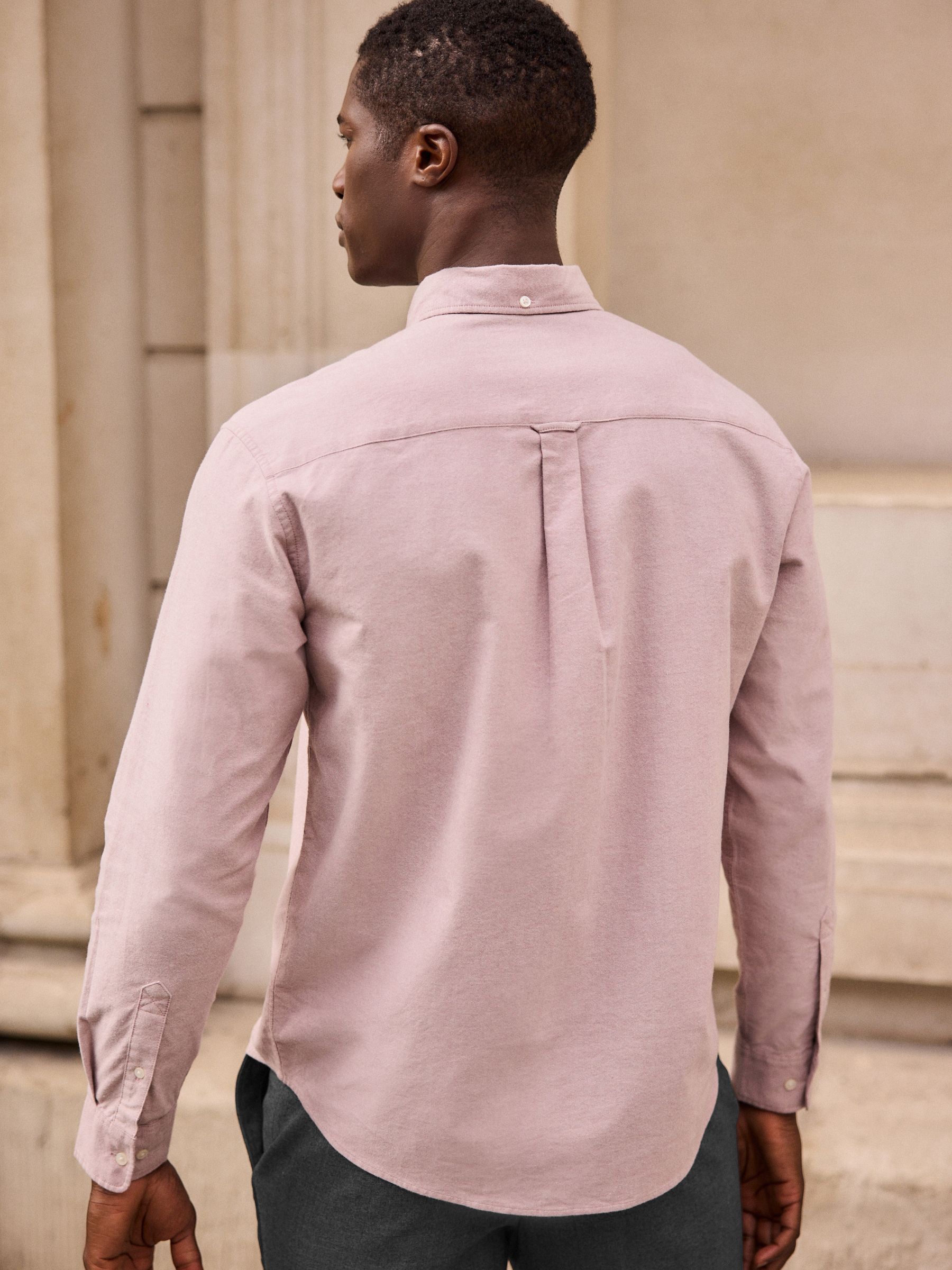 Roze - Soft Touch Oxford Long Sleeve Shirt
