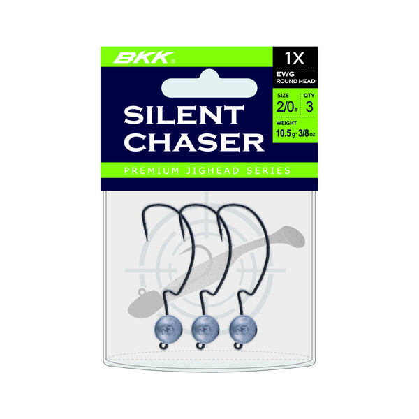 Têtes plombées BKK Silent Chaser 1X EWG Round Head #1/0
