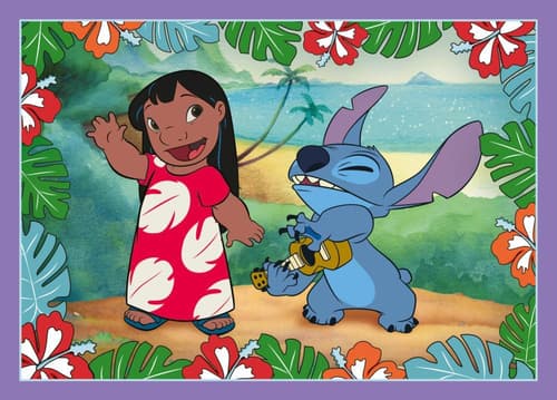 Puzzle Disney Lilo & Stitch 4 in 1 285x205mm