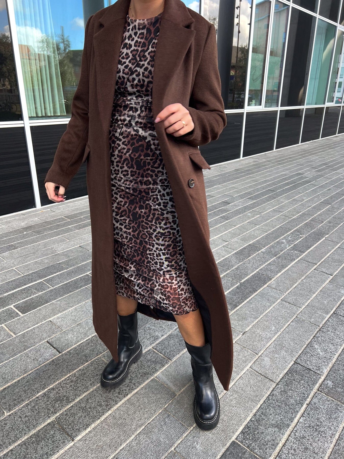Noella Jaci Coat 674 chocolate