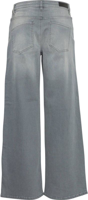 ICHI - IHTWIGGY - Jeans - Grijs - High Waist Wide Leg - 5-pocket model