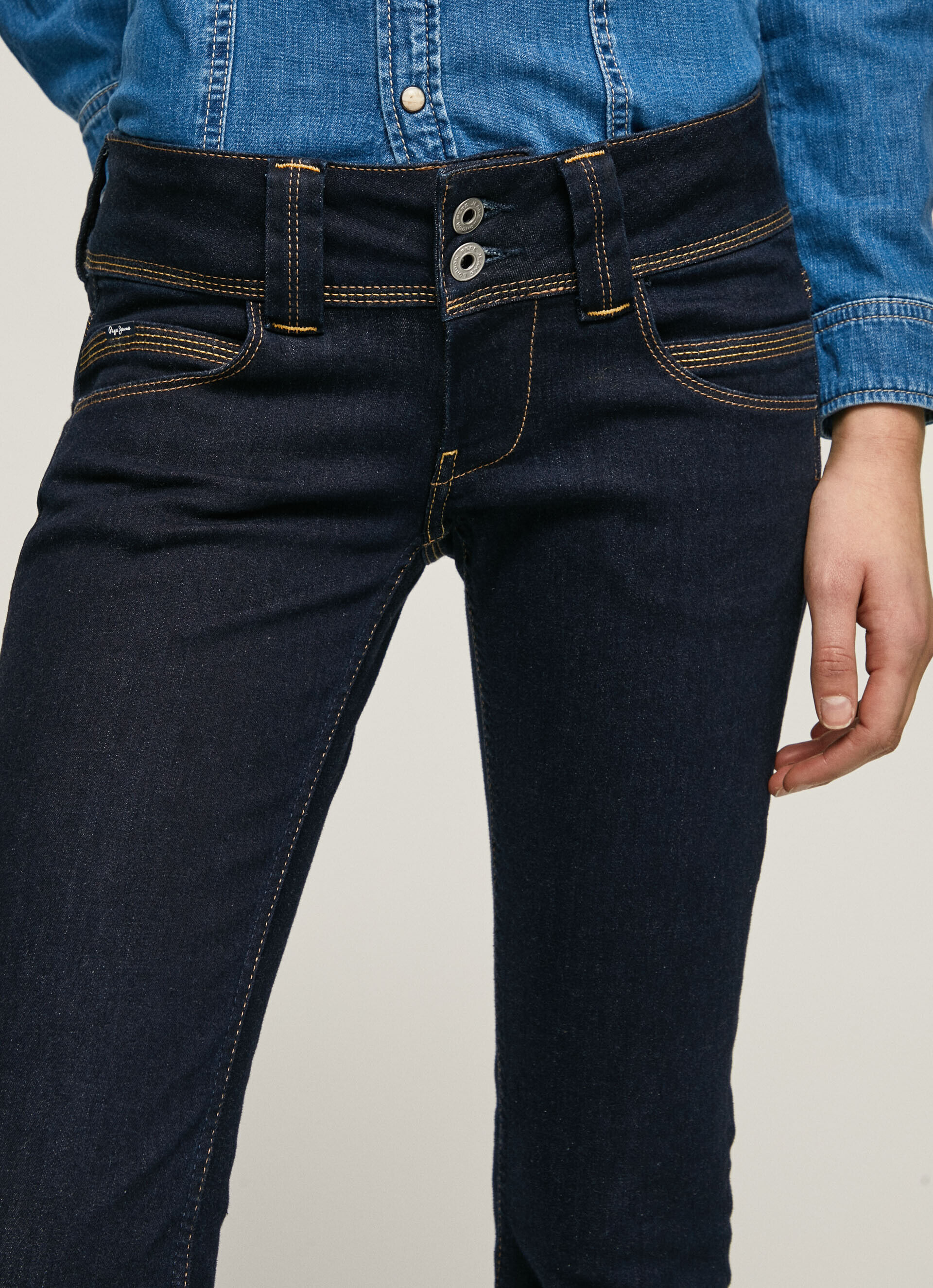 JEANS VENUS FIT REGULAR TIRO BAJO - denim