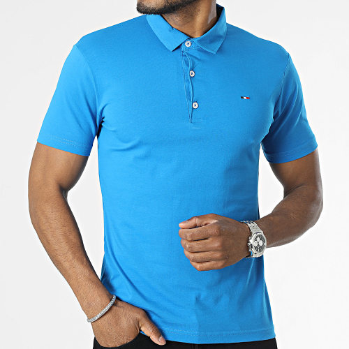 Polo Manches Courtes Bleu