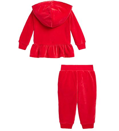 Polo Ralph Lauren Velours-Set - Rot