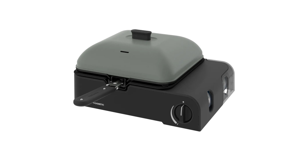 CadacVan Cook FFD Combo gasbarbecue  (Zwart/grijs)