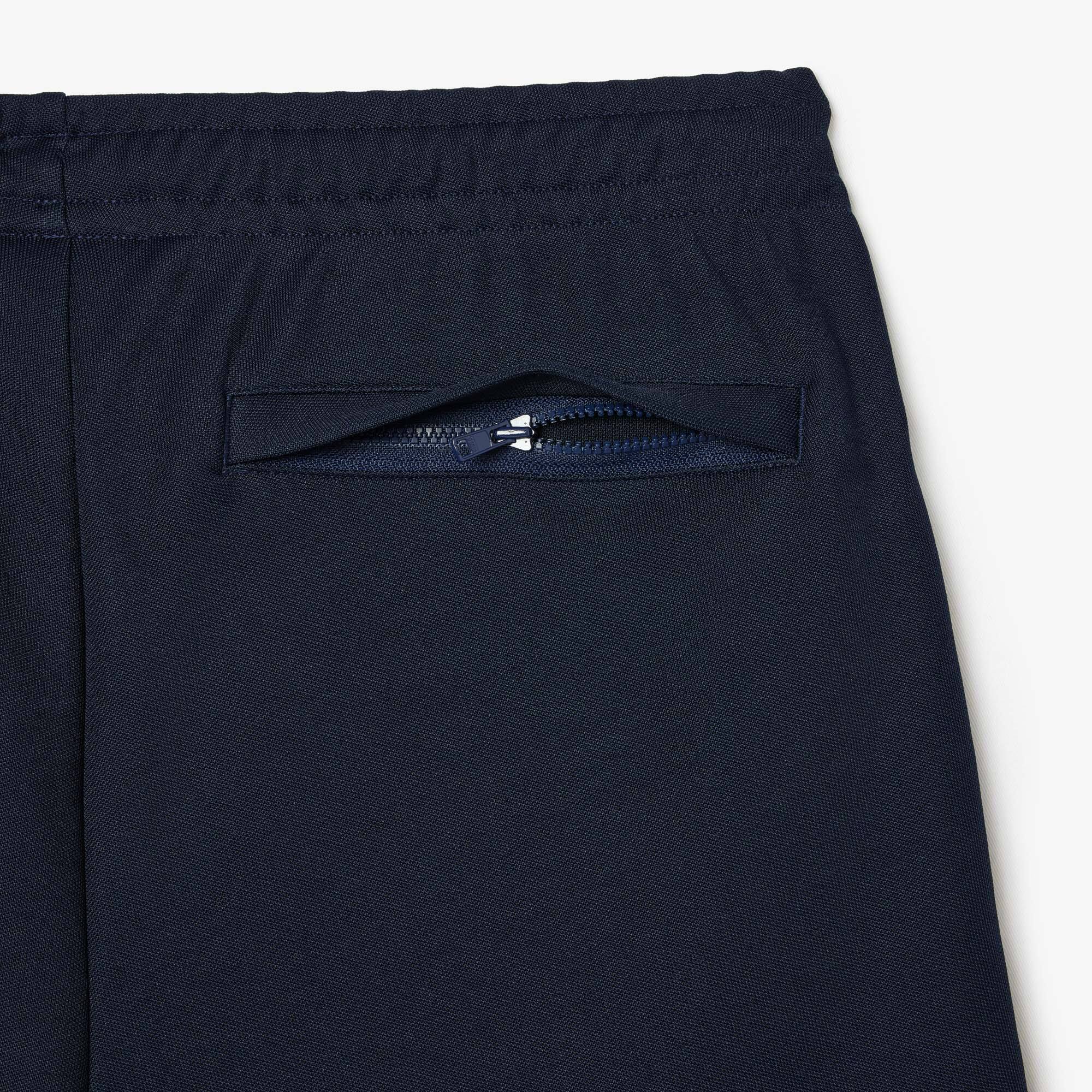Paris-Shorts aus Interlock-Piqué mit Kontrastrand Bermudas - Blau - Lacoste - Herren