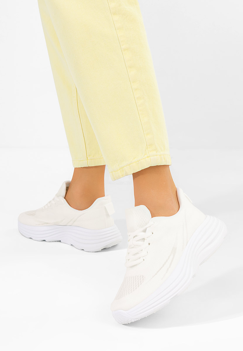 Baskets pour femme blancs Emetiana