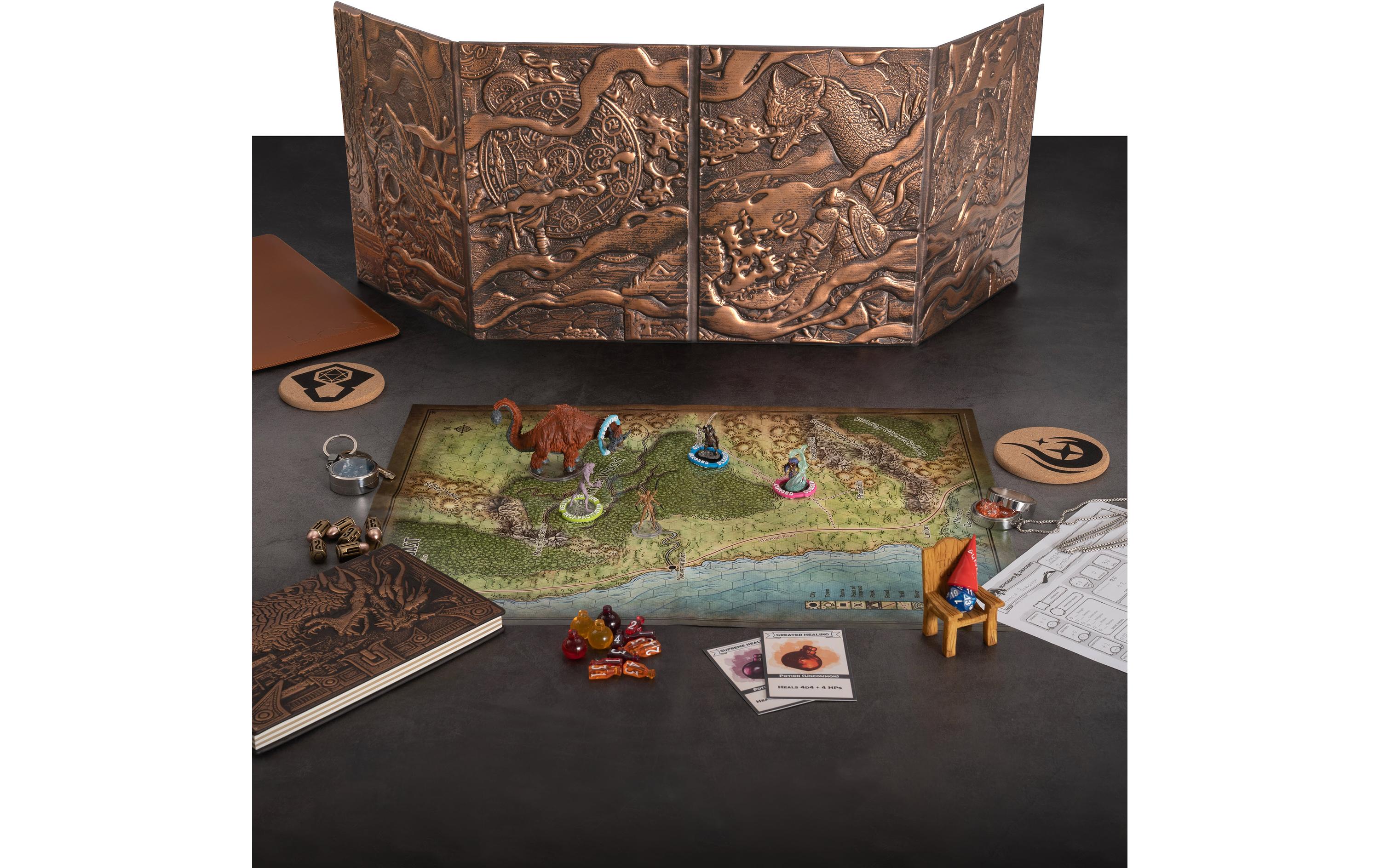 Sichtschirm KupferSpieltrenner für den Dungeon Master
