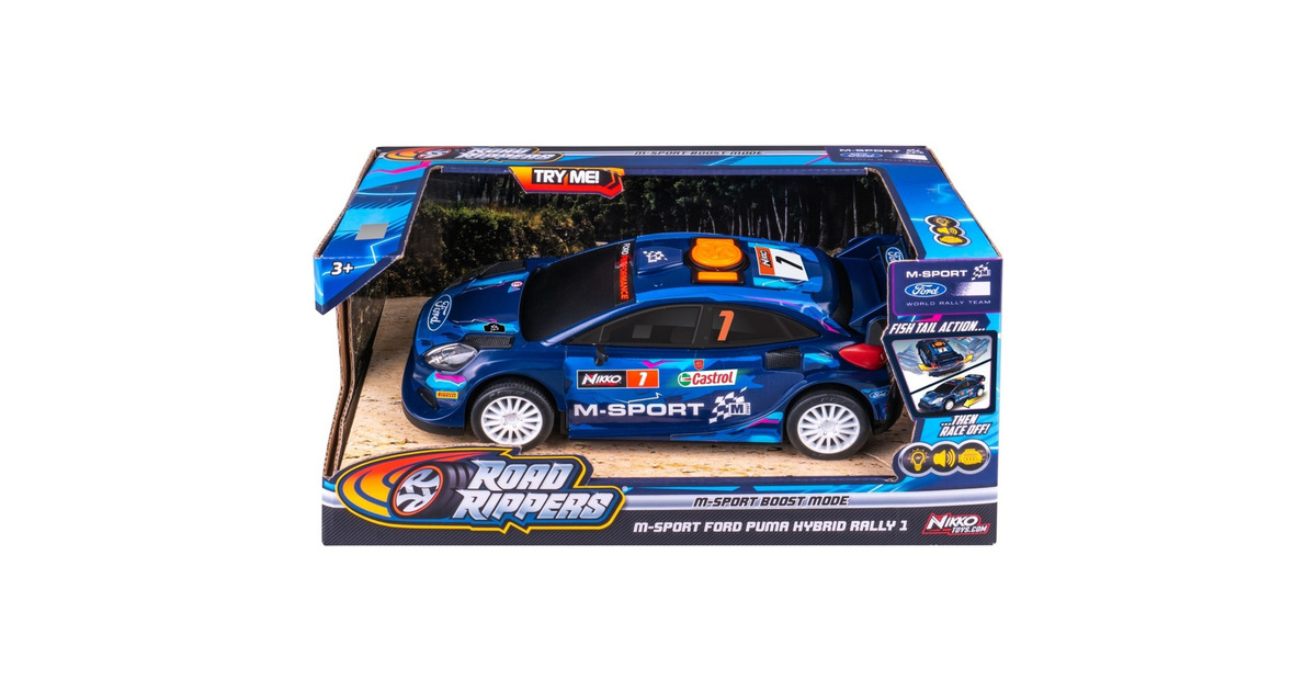 NikkoRoad Rippers - M-Sport Boost Mode L/S - Ford Puma Hybrid Rally1 Speelgoedvoertuig