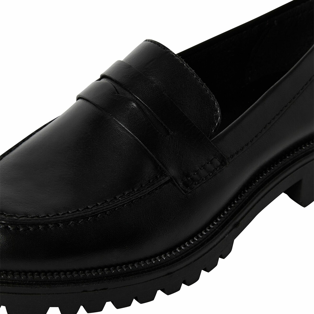 TAMARIS<br>Mocassins em leer