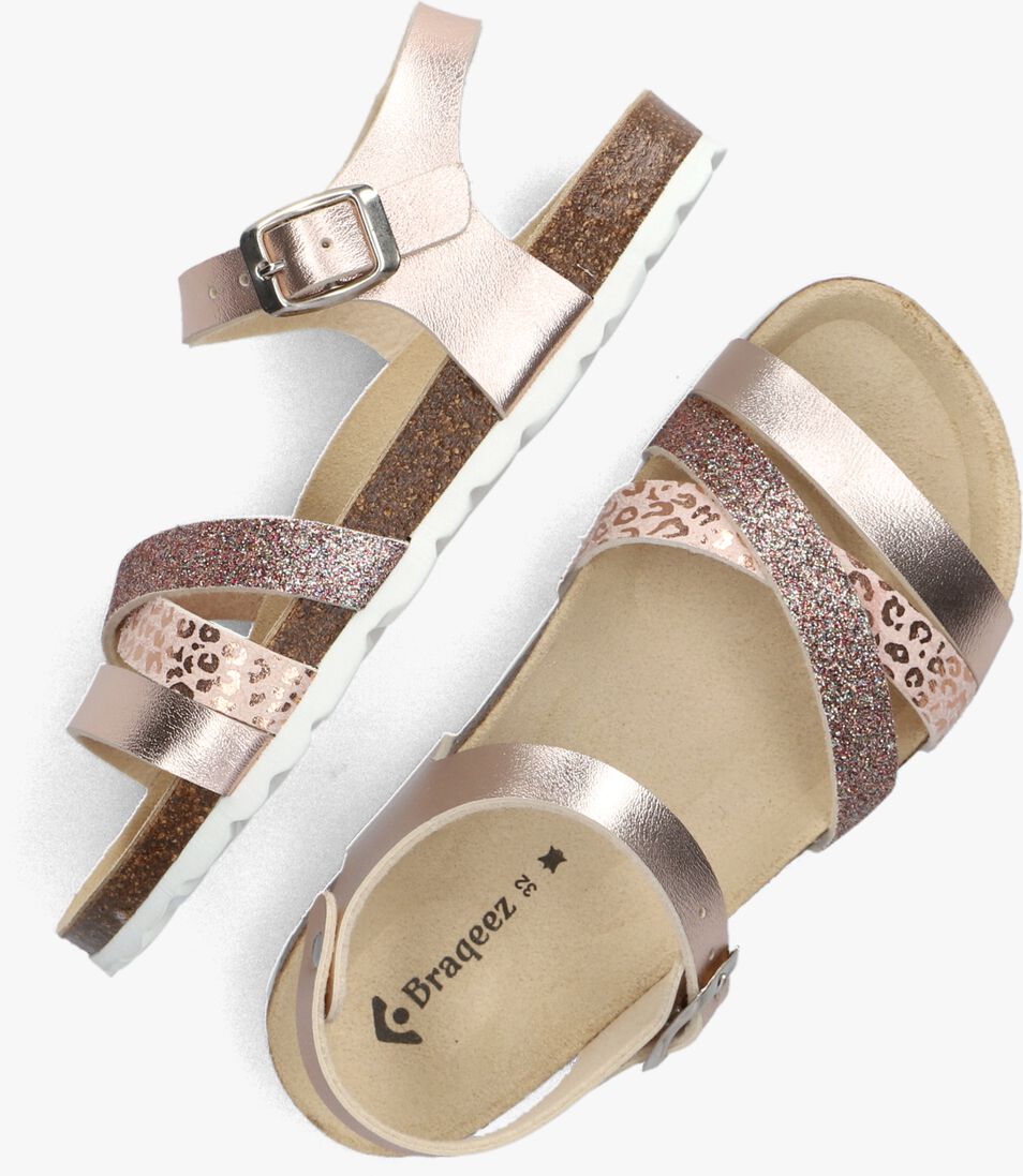 BRAQEEZ roze braqeez sandalen saar spain