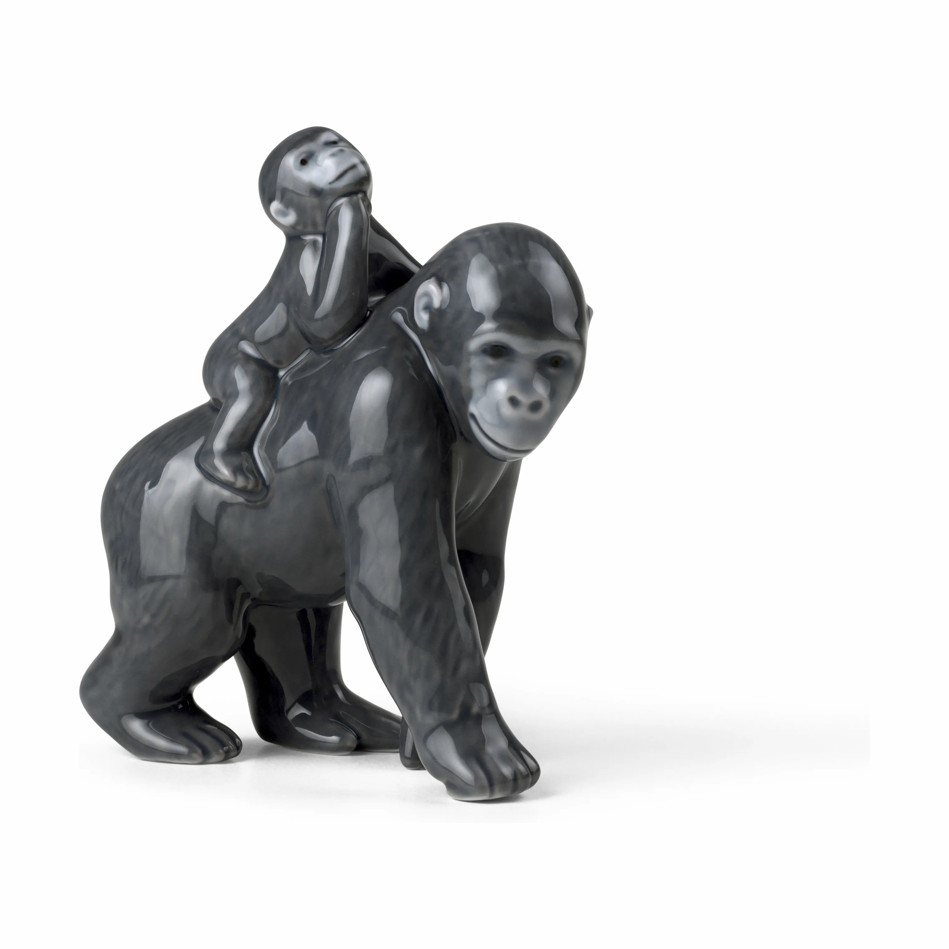 Royal Copenhagen Årsfigur 2023 - Gorilla med baby