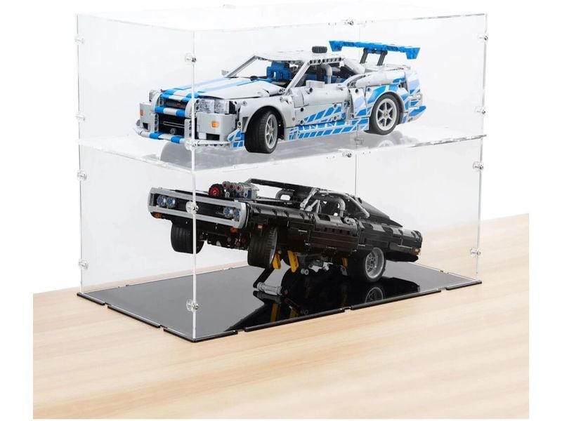 iDisplayit Acryl-Display 2 Fast 2 Furious Nissan Skyline GT Elegantes Acryl-Display für die LEGO Sammlung