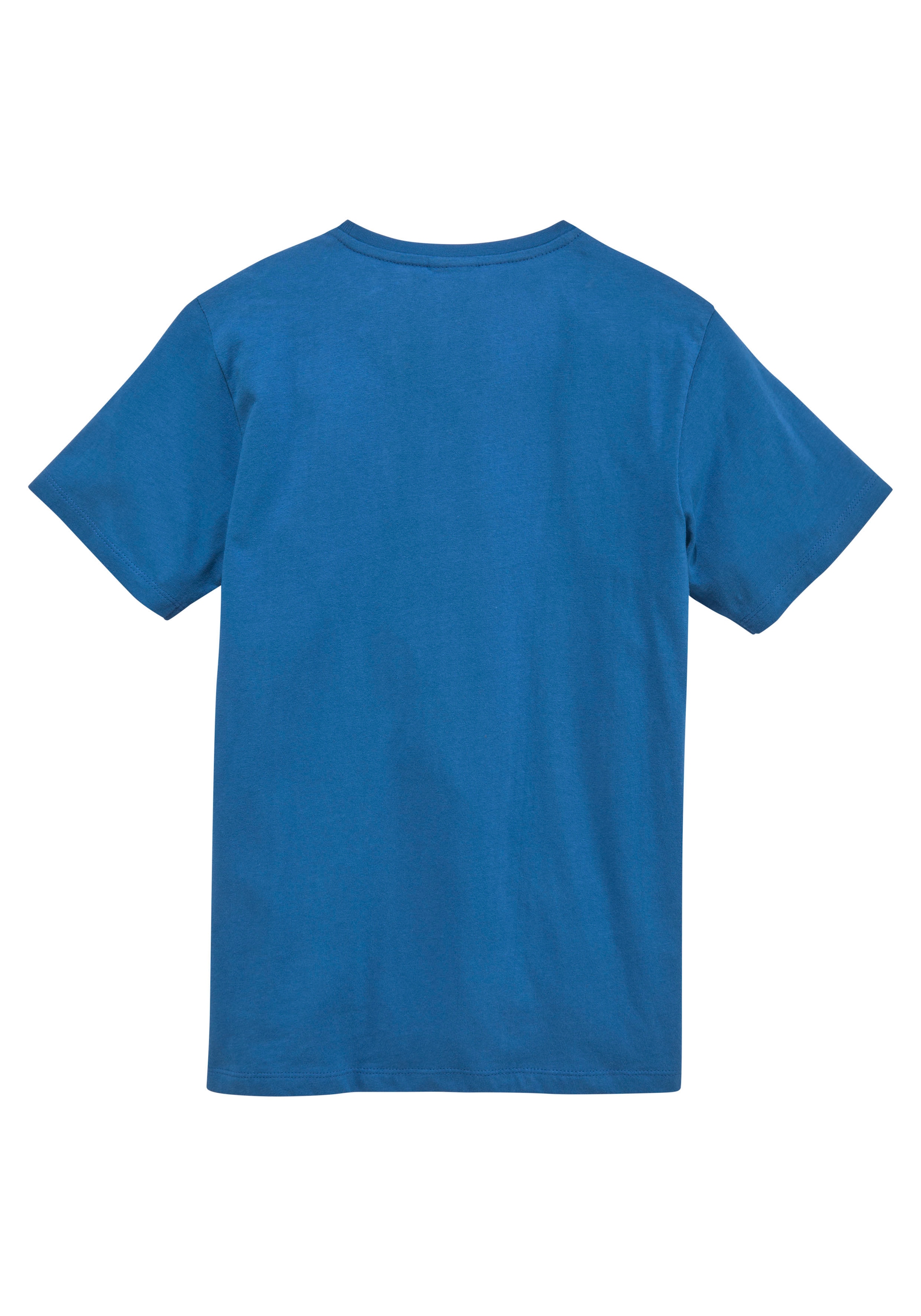 KIDSWORLD T-Shirt »Mit lässigem Druck: BIKER«, Kurzarm,  bedruckt,  Rundhalsausschnitt,  aus Baumwolle