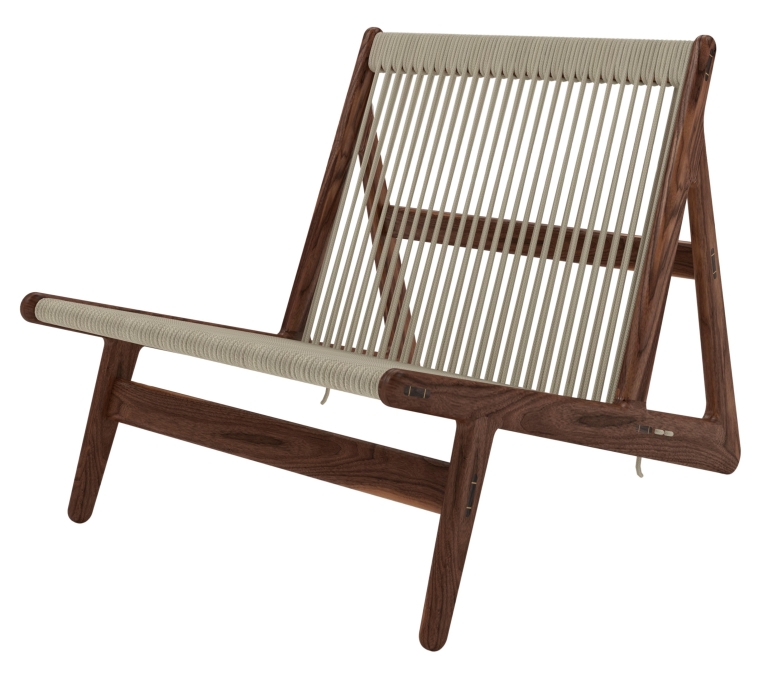 Gubi MR01 Initial fauteuil walnoot