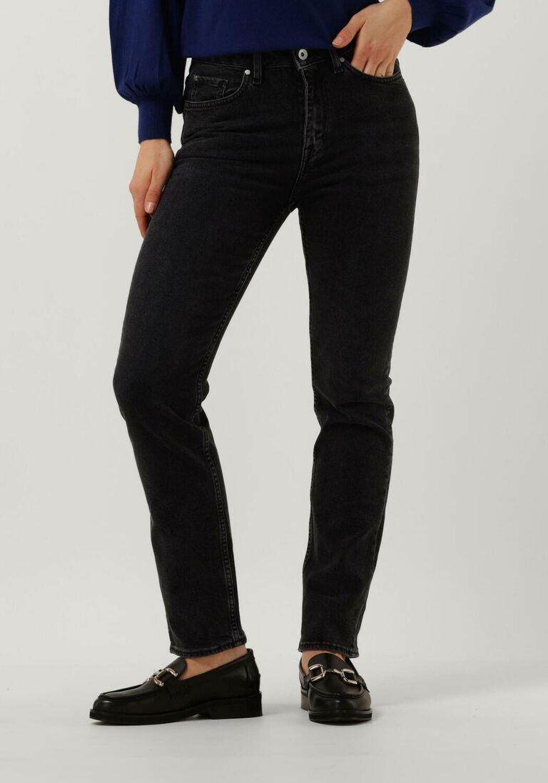 TIGER OF SWEDEN antraciet tiger of sweden straight leg jeans meg.