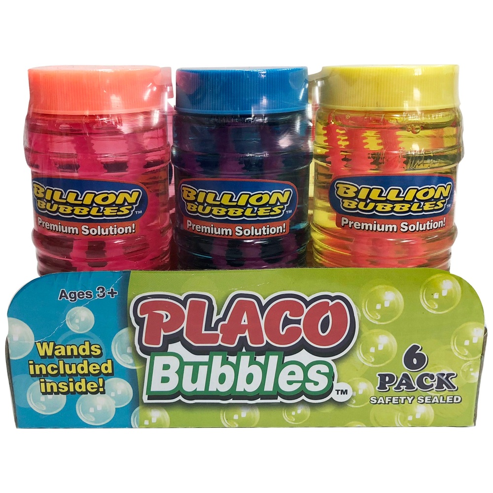 PLACO Seifenblasen 6er-Pack