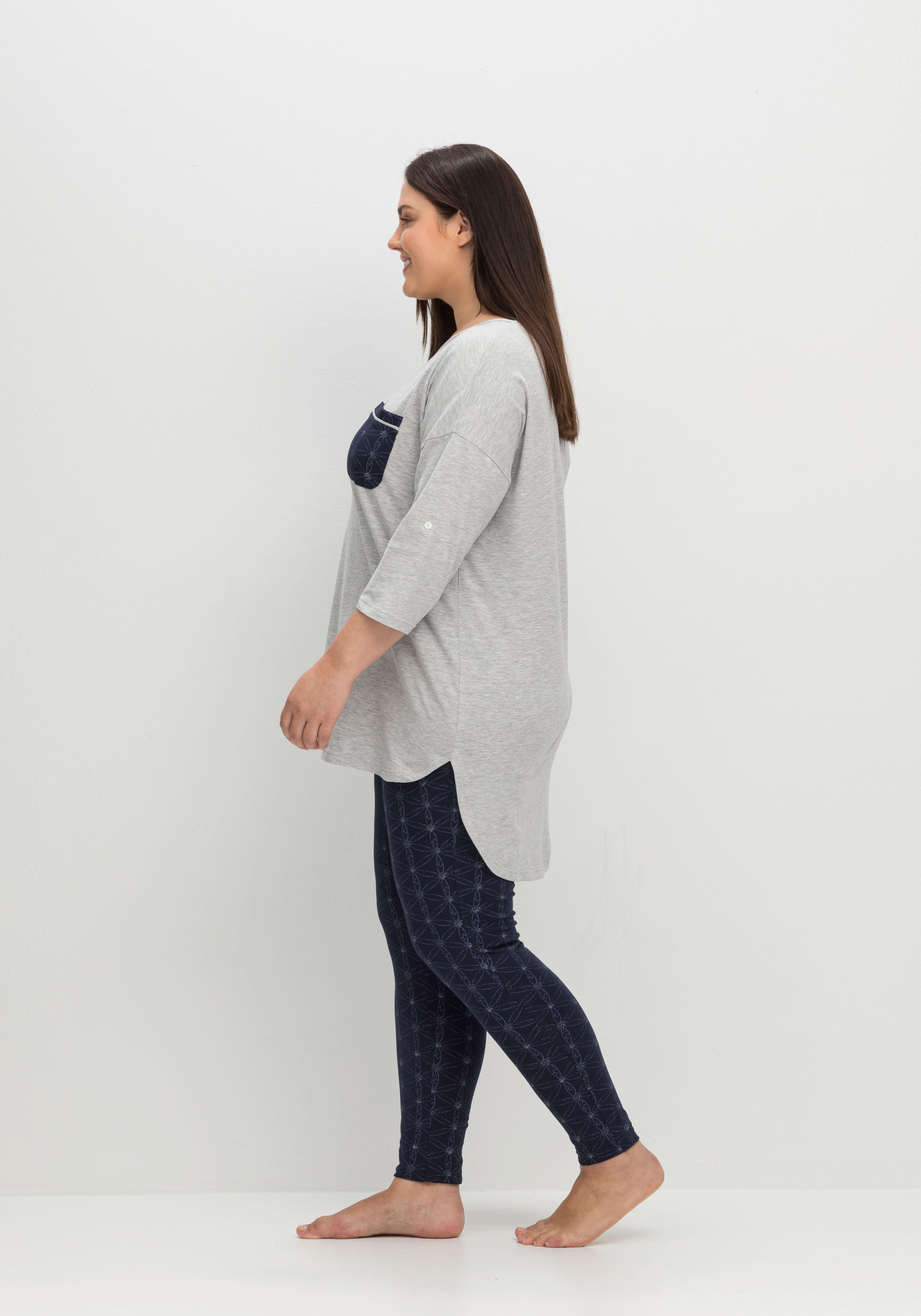 Set aus Schlafshirt und Leggings
