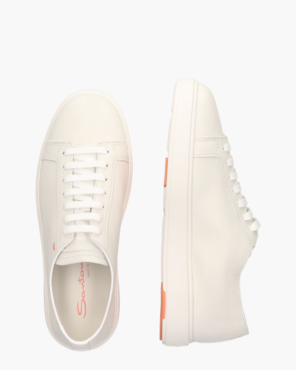 Santoni 21430 Wit Herensneakers