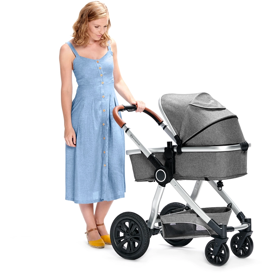 Kinderkraft Kombikinderwagen 3 in 1 Veo Grey