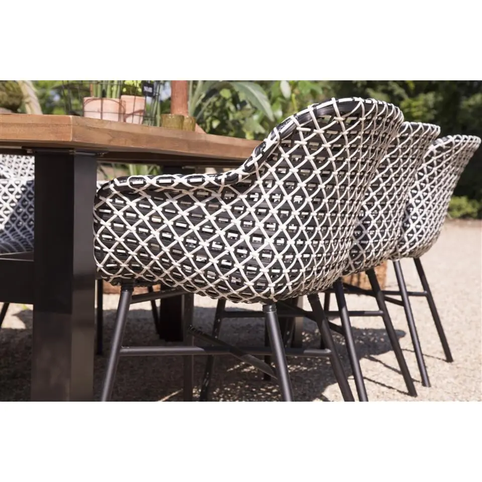 Hartman Delphine dining stoel white - black