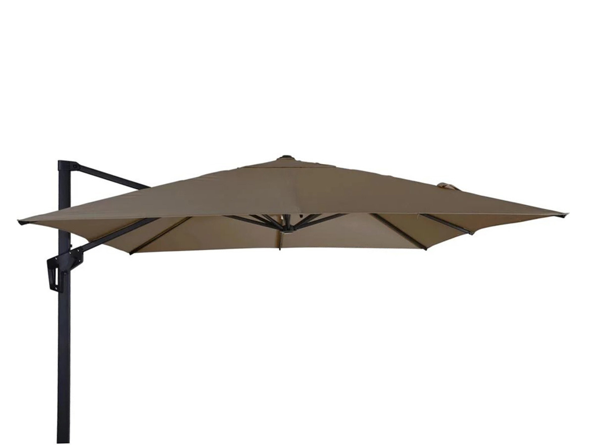 Lesli Living Libra 250 x 250 cm zweefparasol – Taupe