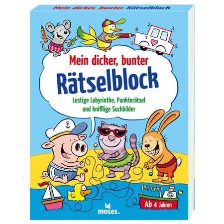 moses. Mein dicker, bunter Rätselblock