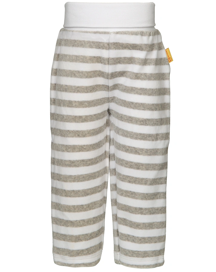 Nicki-Hose BASIC – BLOCKSTREIFEN in grau melange